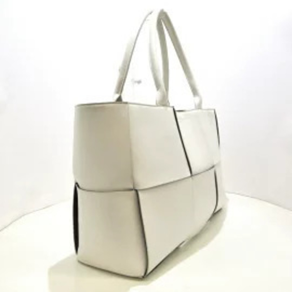 Bottega Veneta Arco Tote Bag Ivory White Leather